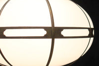 シンプル透かし様帯模様で風情ある雪洞型の電笠　DC8439