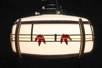 華やかな朱セルの紅葉模様で風情ある電笠　DC8446