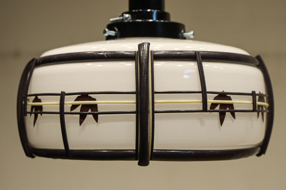 華やかな朱セルの紅葉模様で風情ある電笠　DC8446