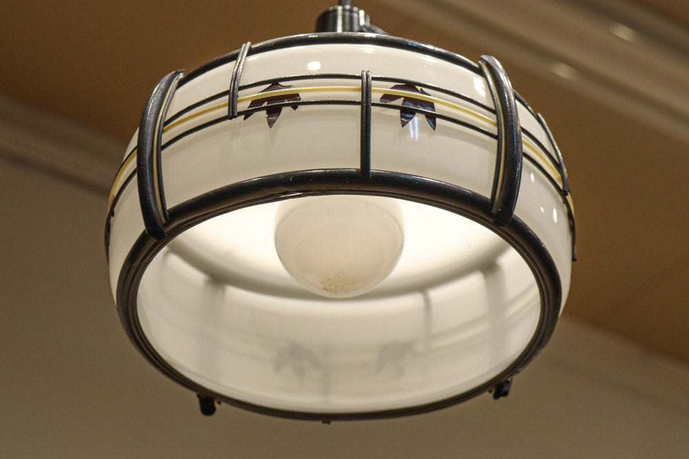 華やかな朱セルの紅葉模様で風情ある電笠　DC8446