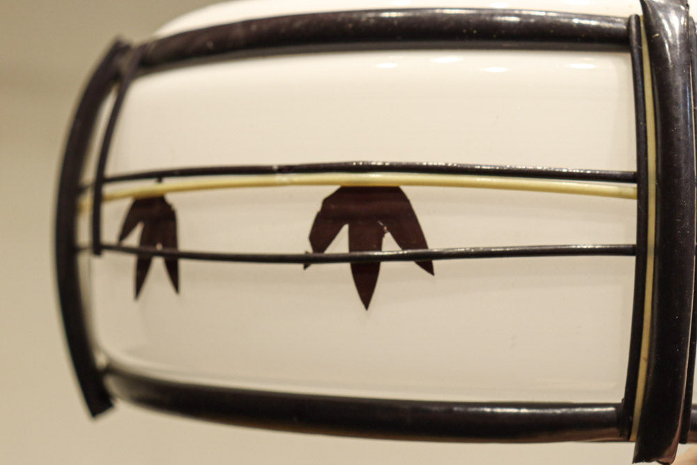 華やかな朱セルの紅葉模様で風情ある電笠　DC8446