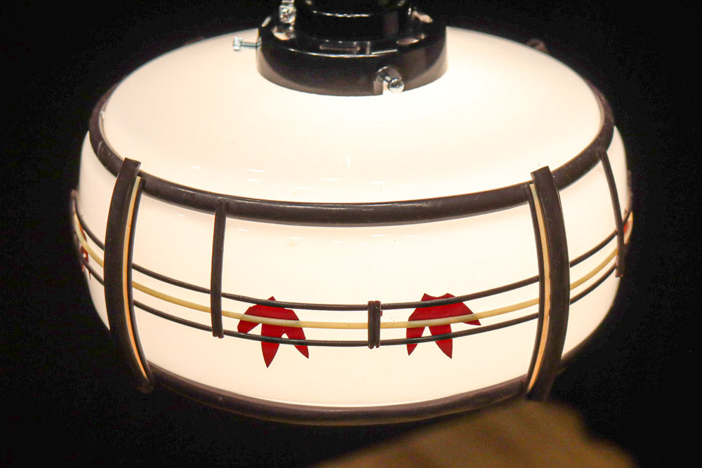 華やかな朱セルの紅葉模様で風情ある電笠　DC8446