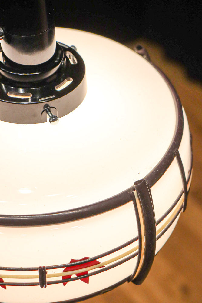 華やかな朱セルの紅葉模様で風情ある電笠　DC8446