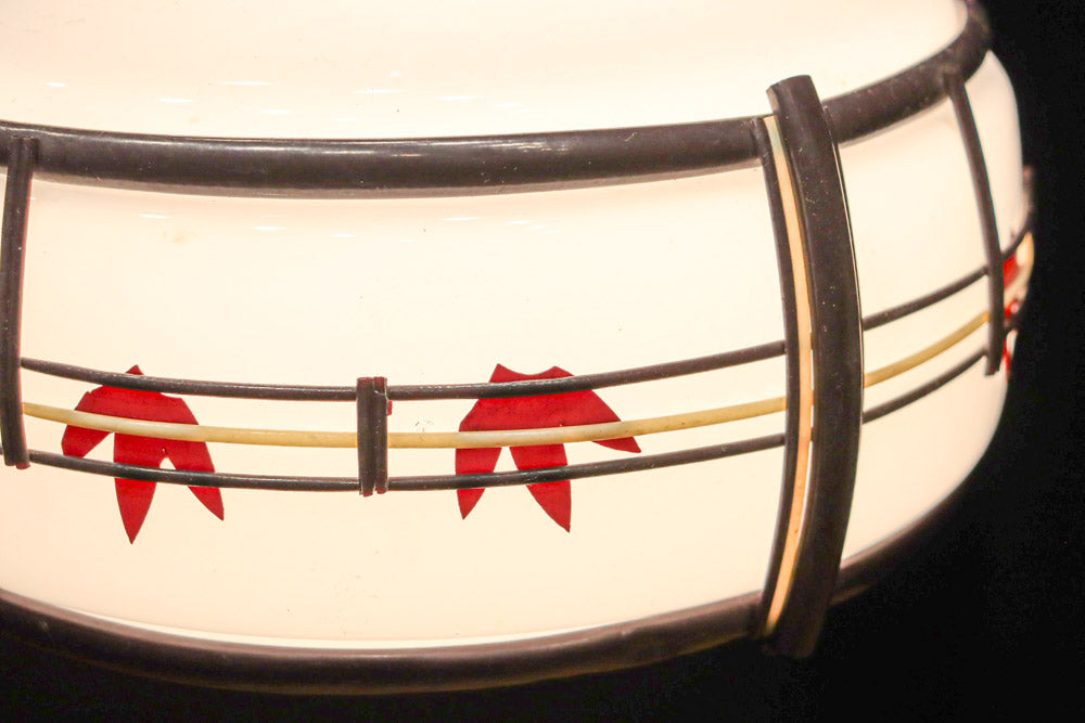 華やかな朱セルの紅葉模様で風情ある電笠　DC8446