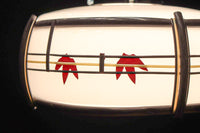 華やかな朱セルの紅葉模様で風情ある電笠　DC8446