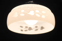 可愛らしい葉柄の透かし模様で風情ある電笠　DC8448