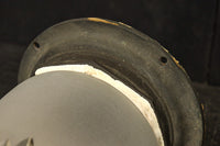 シャープな切子模様でレトロな雰囲気の天井直付け灯カバー　DC8453