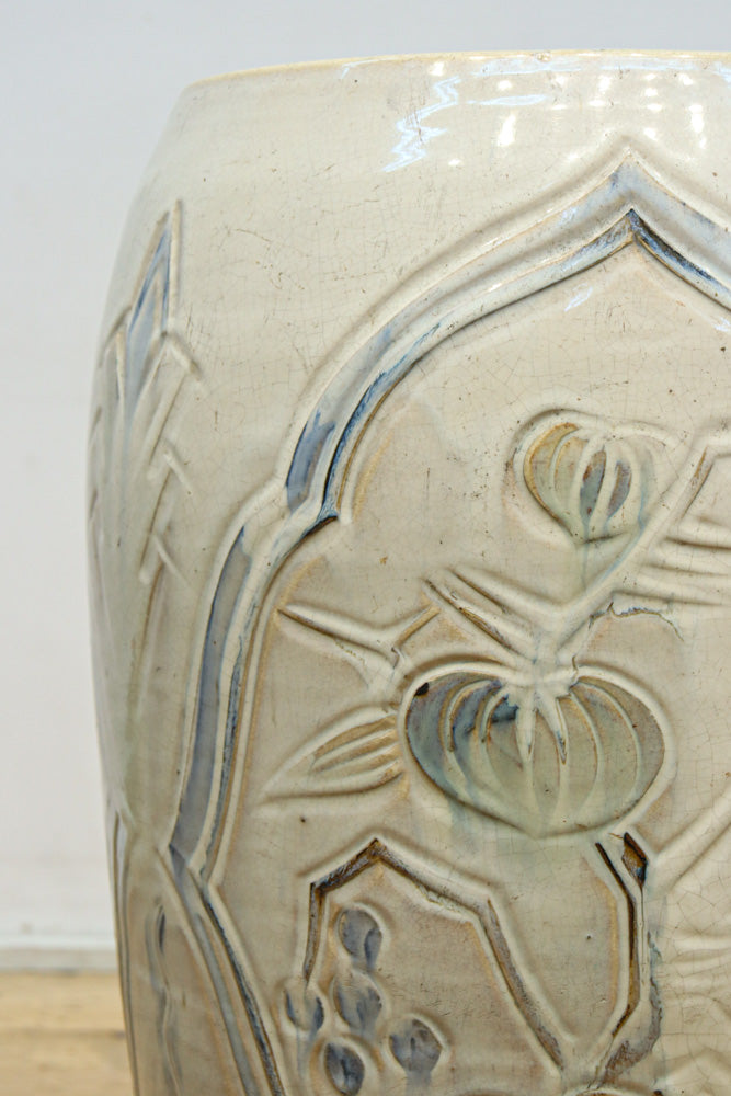 AKa6859　古い　陶器製　花立　当時物 AKa6859 古い 陶器製 花立 当時物 美術品・アンティーク・コレクション