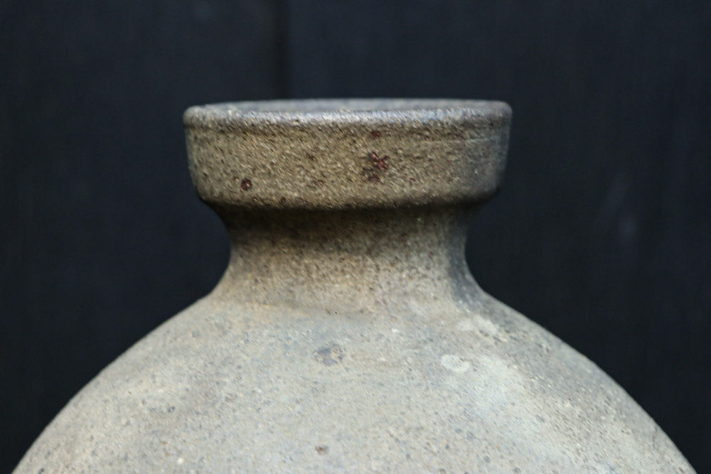 時代を重ねた自然の趣きある壺　DC8458