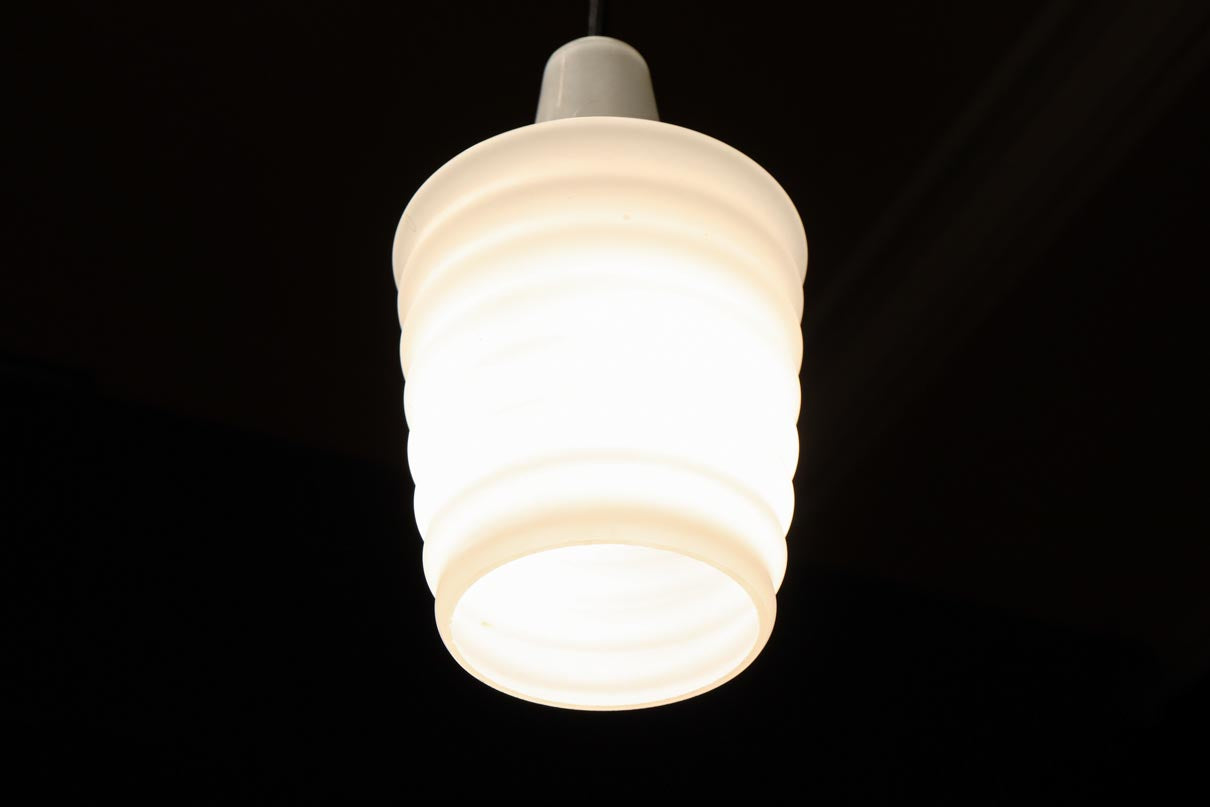 Pressed glass lampshade DC8472