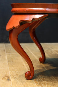 珍品!! 漆の味わいが素敵な花型の大きなお膳　DC8481