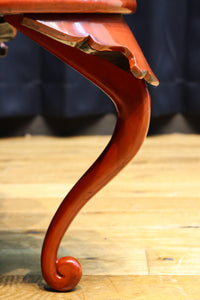 珍品!! 漆の味わいが素敵な花型の大きなお膳　DC8481