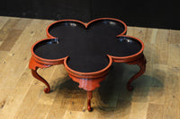 珍品!! 漆の味わいが素敵な花型の大きなお膳　DC8481