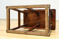 やぐら組作りの味わいある小振りな踏み台　DC8483