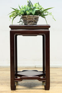 艶やかな色味に上質感漂う小さな花台　DC8485