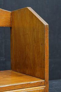 温かみある木地色の引き出し付き卓上本棚　DC8502