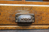 温かみある木地色の引き出し付き卓上本棚　DC8502