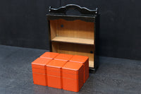 小型サイズ!! 朱漆で整えた重箱セット(慳貪戸の共箱付き)　DC8521