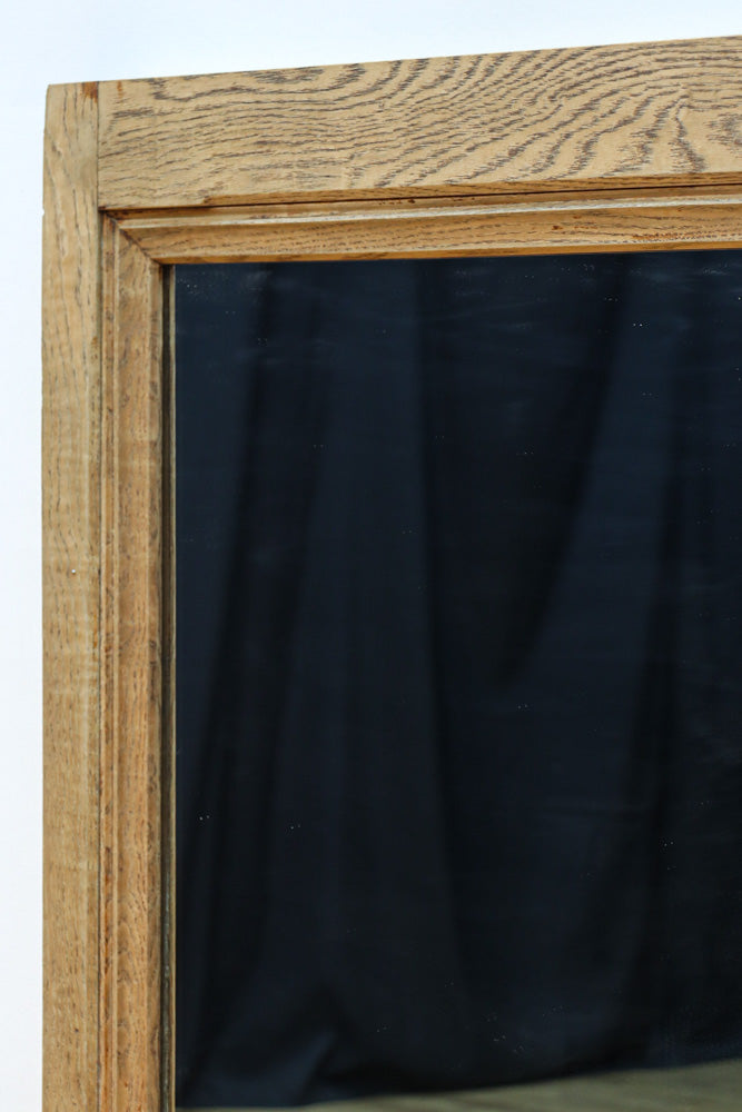 大型サイズ!! 木地色の木枠で温かみのある立て掛け鏡　DC8535