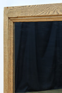 大型サイズ!! 木地色の木枠で温かみのある立て掛け鏡　DC8535