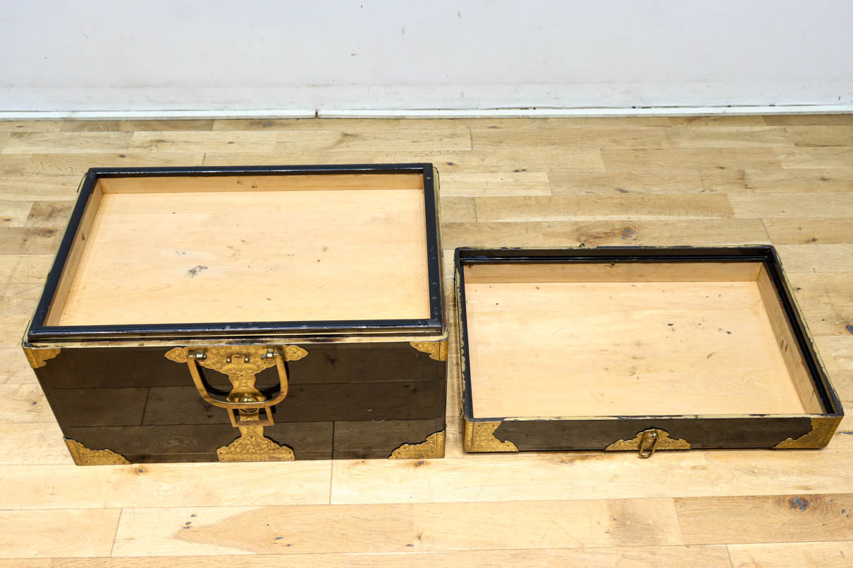 Antique tool box (Hasami-bako) DC8542