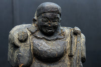 時代を重ねた風格漂う恵比寿様大黒様のセット　DC8543　在庫2体一組