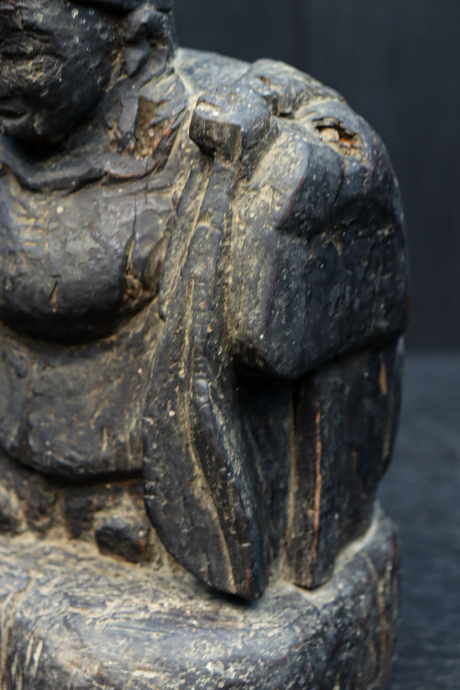 時代を重ねた風格漂う恵比寿様大黒様のセット　DC8543　在庫2体一組