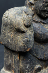 時代を重ねた風格漂う恵比寿様大黒様のセット　DC8543　在庫2体一組