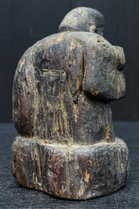 時代を重ねた風格漂う恵比寿様大黒様のセット　DC8543　在庫2体一組