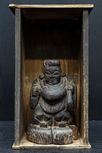 時代を重ねた風格漂う恵比寿様大黒様のセット　DC8543　在庫2体一組