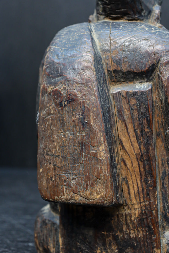 時代を重ねた風格漂う恵比寿様大黒様のセット　DC8543　在庫2体一組