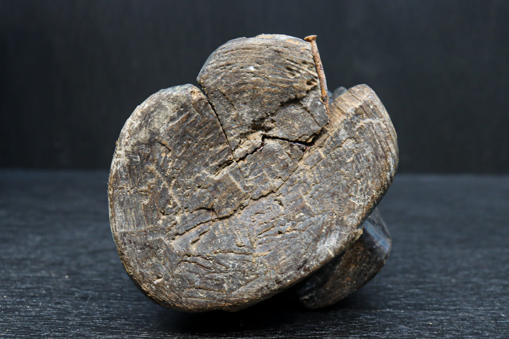 時代を重ねた風格漂う恵比寿様大黒様のセット　DC8543　在庫2体一組