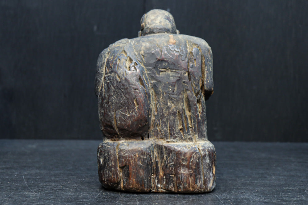 時代を重ねた風格漂う恵比寿様大黒様のセット　DC8543　在庫2体一組