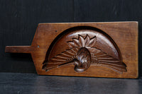 鶴を描いた持ち手付菓子型　DC8555