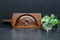 鶴を描いた持ち手付菓子型　DC8555