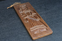 可愛らしい絵柄のレリーフ彫刻飾り　DC8558