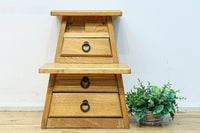 初入荷の小引き出し、引き戸付きの珍品踏み台　DC8567