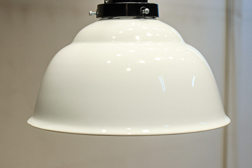 栗の絵柄が内側に描かれたノリタケの電笠　DC8570