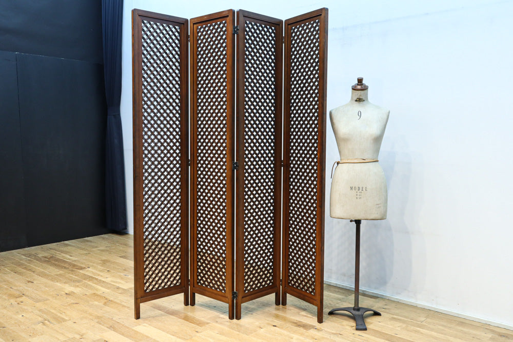 高さ1775ミリ!! 七宝柄で統一された美しい背高の衝立 DC8575 – 古福庵