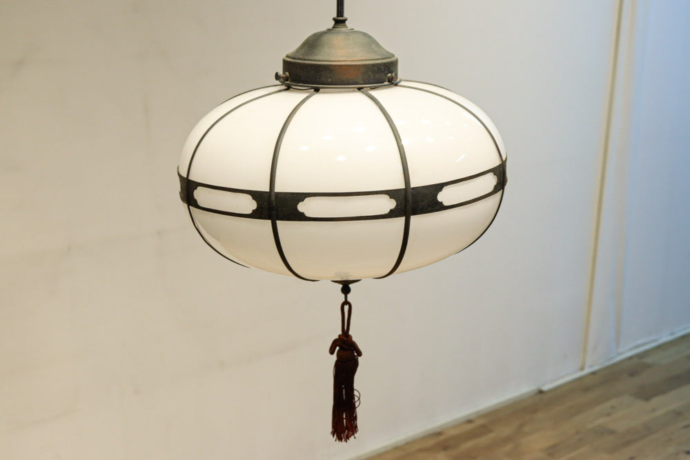 時代を経た味わいが風情ある雪洞型電笠　DC8576