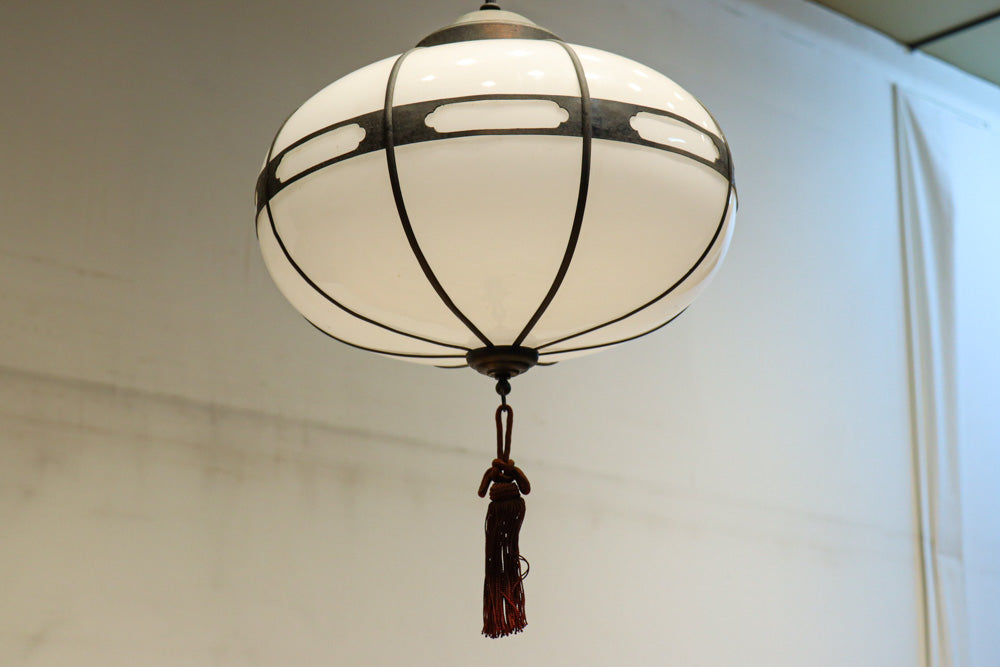 時代を経た味わいが風情ある雪洞型電笠　DC8576