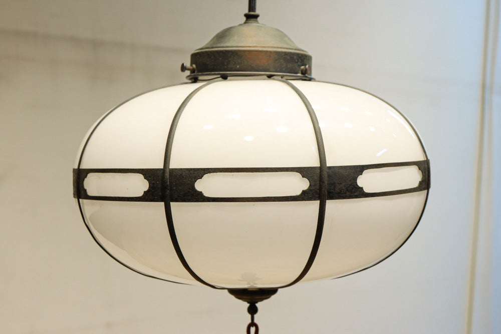 時代を経た味わいが風情ある雪洞型電笠　DC8576