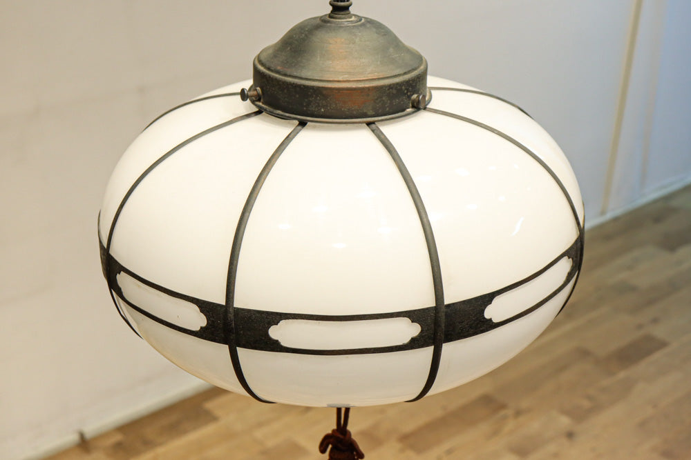 時代を経た味わいが風情ある雪洞型電笠　DC8576