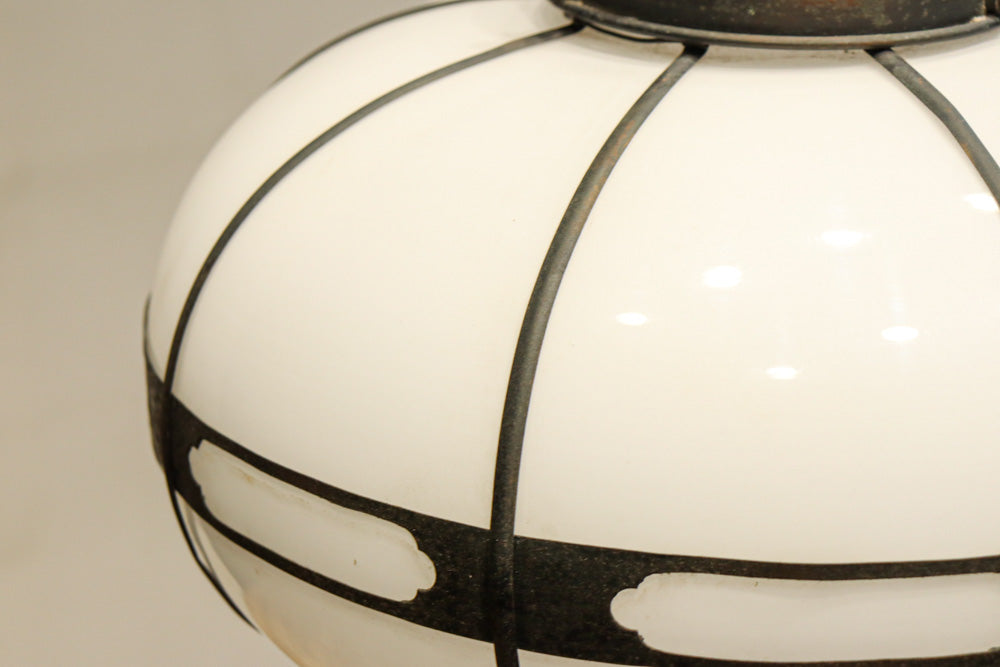 時代を経た味わいが風情ある雪洞型電笠　DC8576