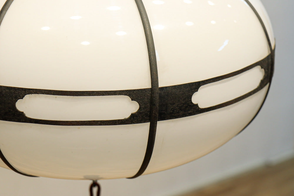 時代を経た味わいが風情ある雪洞型電笠　DC8576