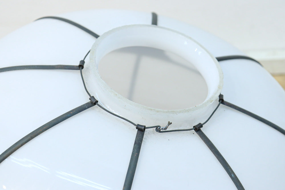 時代を経た味わいが風情ある雪洞型電笠　DC8576