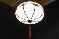 時代を経た味わいが風情ある雪洞型電笠　DC8576