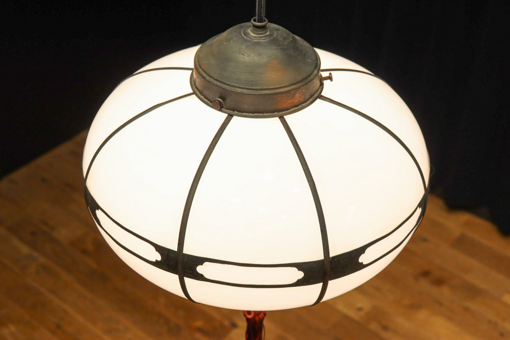 時代を経た味わいが風情ある雪洞型電笠　DC8576