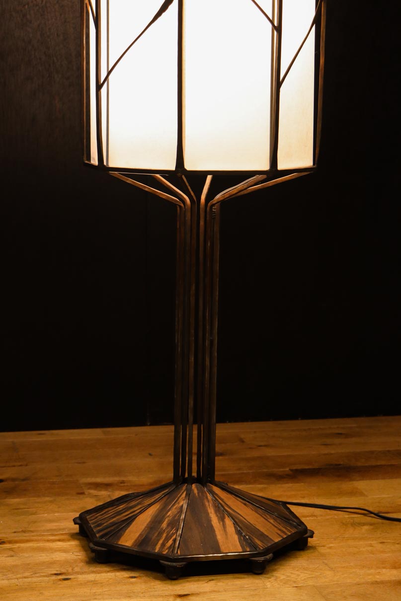 高さ1370ミリ!! 和モダンなフレームデザインのスタンドライト　 DC8586