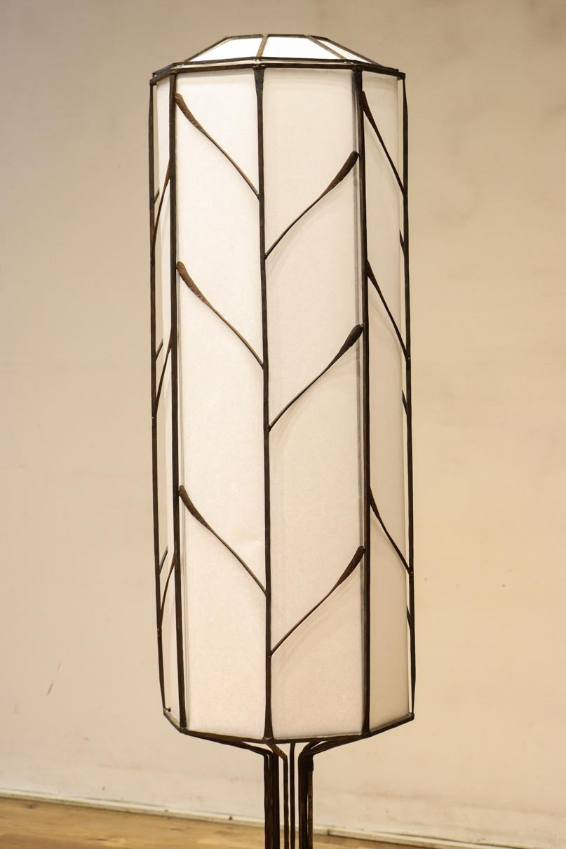 高さ1370ミリ!! 和モダンなフレームデザインのスタンドライト　 DC8586